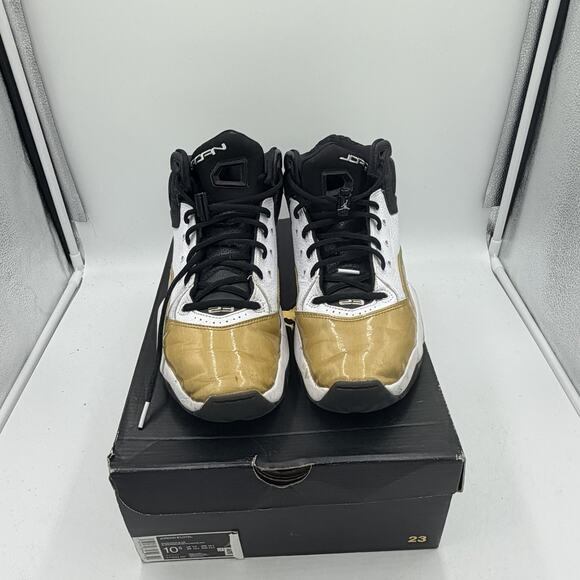 Size 10.5 - Air Jordan B\'Loyal White Black Gold main image 4